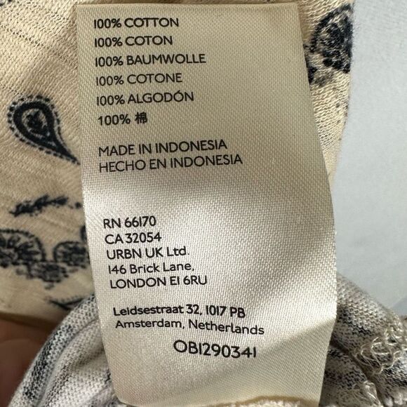 Free People FP Hey Girl Cross Back Handkerchief Flowy Tank Top Tea Combo XS NWT - Picture 8 of 8